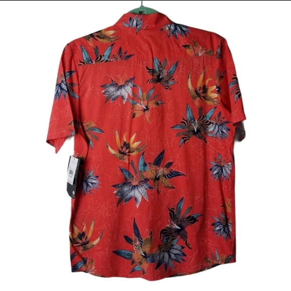 Volcom Hawaiian Verano Dress Shirt XLarge/14 Youth - Picture 2 of 7